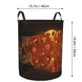 thumbnail image 2 of DouZhe Waterproof Collapsible Large Laundry Baskets, Movie Film Stripes Prints Circular Hamper with Handles, 2 of 6