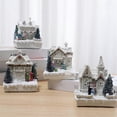 thumbnail image 4 of Christmas Scene Village Town Snow Village LED Light Decoration A, 4 of 5
