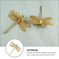 thumbnail image 5 of 6 Pc Dragonfly Handle Decorative Gold Kitchen Cabinets Knob Household Drawer Closet, 5 of 6