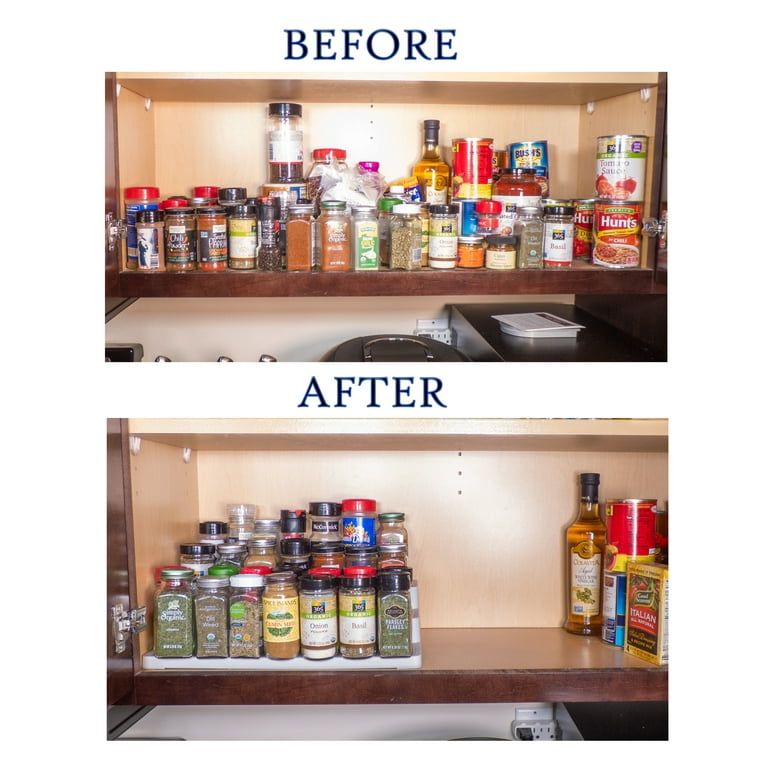 3 Tier Spice Step Shelf- Kitchen Cabinet, Countertop And Pantry