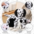 thumbnail image 3 of Set de animales de peluche para perros cariñosos dálmatas con 4 cachorros, 3 of 6