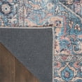 thumbnail image 5 of Nicole Curtis Machine Washable Vintage Boho Light Blue Multi 2' x 3'9" Area Rug, (2' x 4'), 5 of 10