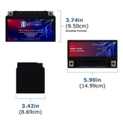 YTZ10S 12V 8.6AH Replacement Battery for Yuasa YTZ10S Battery