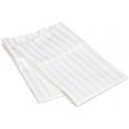 thumbnail image 1 of 400 Thread Count Egyptian Cotton Standard Pillowcase Set Stripe  White, 1 of 1