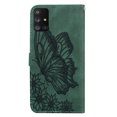 thumbnail image 5 of Feishell Wallet Case For Samsung A51 4G, Magnetic Folio Card Slots Holder Kickstand Premium PU Leather Butterfly Patterned Embossed with Wrist Strap Cover For Samsung Galaxy A51 4G, Green, 5 of 13
