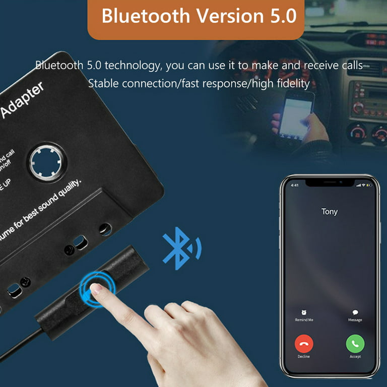 Adaptateur de cassette de voiture Bluetooth Pig, MP3, SBC, stéréo