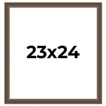 23x24 Frame Golden Caramel Solid Wood Bronze Picture Frame | 1.25 Inch Moulding Width | 0.5 Inch