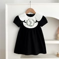 thumbnail image 1 of Ropa de verano para hermanas, vestido de princesa bordado a la moda para niñas, mono bonito con lazo para bebé, traje elegante para chico, 1 of 6