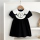 thumbnail image 1 of Ropa de verano para hermanas, vestido de princesa bordado a la moda para niñas, mono bonito con lazo para bebé, traje elegante para chico, 1 of 6