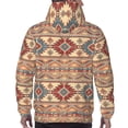 thumbnail image 7 of Haiem Traditional Tribal Aztec Patterned Men's Hoodie with Kangaroo Pocket - Ideal Pullover Sweatshirt for Daily Wear, Travel, and Home-4X-Large, 7 of 7