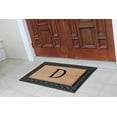 thumbnail image 6 of A1HC 30"x48" Natural Coir & Rubber Paisley Monogrammed Door Mat, Heavy-Duty, Low-Profile, Anti-Shed Outdoor Entrance Mat, 6 of 7