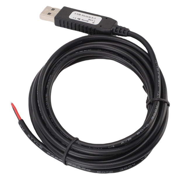 Custom Shortcut Keys USB Switch Cable, Versatile Custom Keyboard Mouse Switch Line Strong Anti Interference Flexible Customization 2m for Work
