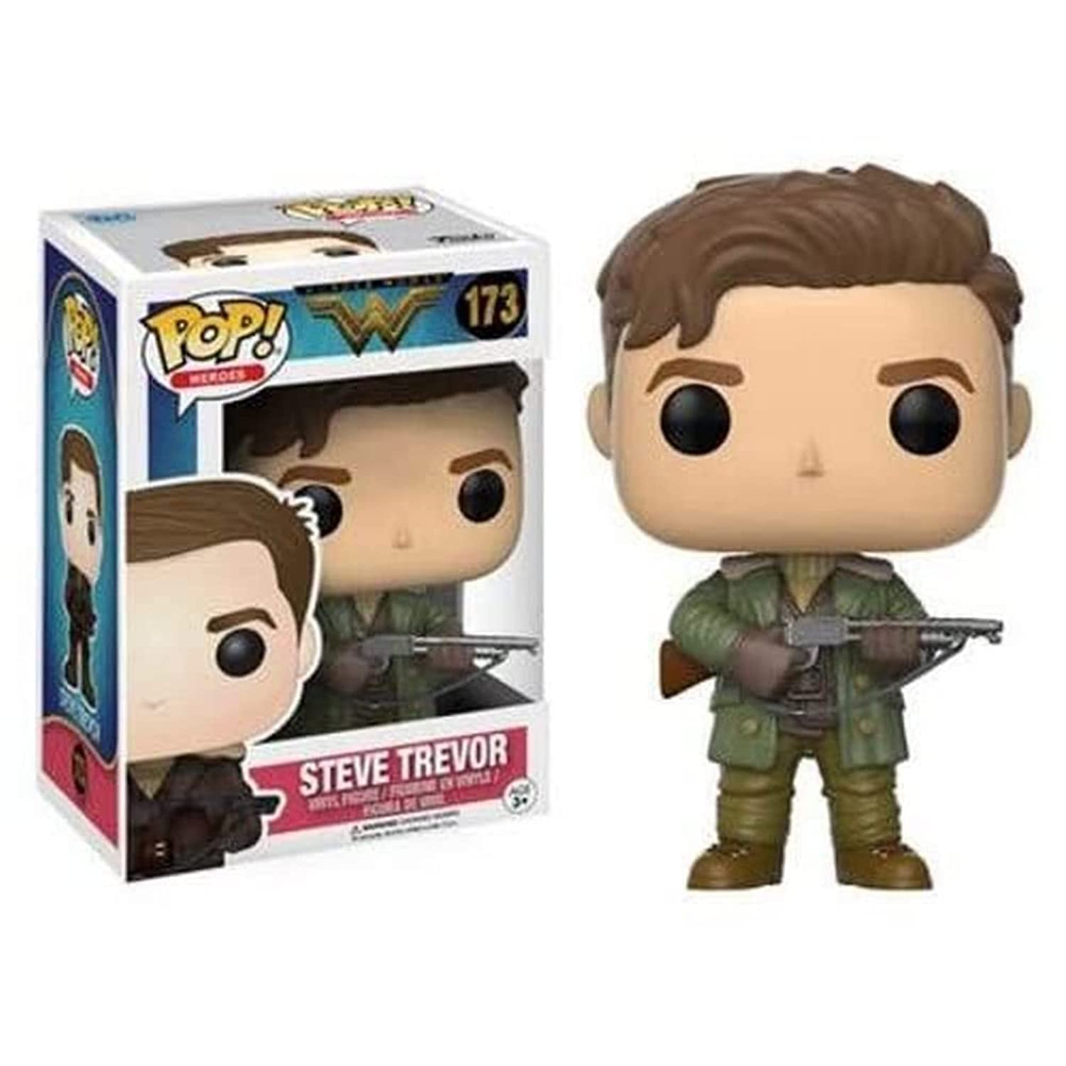 Funko POP Movies DC Wonder Woman Movie Steve Trevor Action Figure ...