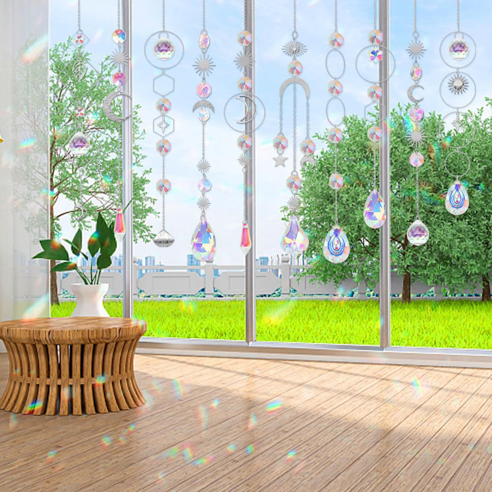 Sratte 48 Pcs Sun Catcher Kits for Art Window DIY Suncatchers Craft for  Kids Window Art Suncatcher Paint with 24 Suction Cups for Kids Ornament