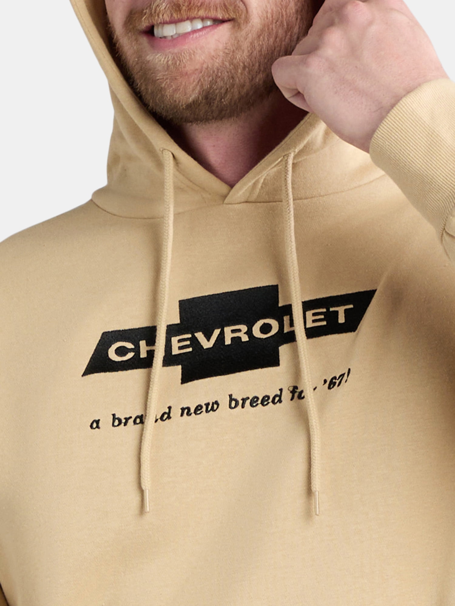 Chevrolet Sportvan Men's Graphic Print Hoodie with Long Sleeves, Sizes S-2XL