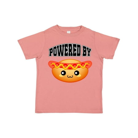 

Inktastic Hot Dog Powered By Hotdogs Gift Toddler Boy or Toddler Girl T-Shirt
