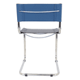 thumbnail image 7 of Breuer Chair Company Mart Stam Cantilever Side Chair w/ Chrome Steel Frame & Blue Bonded Leather by Furnish Theory, 7 of 7
