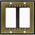 thumbnail image 6 of Metal Light Switch Plate Cover Elegant Victorian Black Green Frame FRA056, 6 of 13