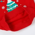 thumbnail image 5 of Baby Boys Sweatshirts Christmas Reindeer Fleece Crewneck Pullover Winter Warm Xmas Sweaters Tops 5t(8162-Red), 5 of 5