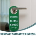 thumbnail image 6 of WEUVEB Do Not Disturb Sign Office Meeting Room Sign Pu Black 1Pack, 6 of 8