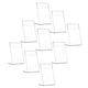 thumbnail image 4 of Holder del mercado de 9 PCS Racks Transparent Label Racks Price Tags que muestran soportes, 4 of 5