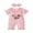 Pink, variant on BemeyourBBs Newborn Baby Summer Clothes Baby Girl Fathers Day Outfit I Love You Daddy Letters Elephant Short Sleeve Ruffled Romper Jumpsuit and Bow Headband 2 Piece Set
