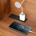 thumbnail image 5 of Record Player Stand with Charging Station, Vinyl Record Storage Cabinet, Turntable Stand, 5 of 8