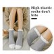 thumbnail image 5 of Calcetines de felpa para mujer Calcetines suaves y cálidos de tubo medio Calcetines para el piso Pantuflas Medias para dormir para otoño invierno, Gris 3 piezas Sweethay AP000999-01*3, 5 of 7