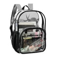 thumbnail image 2 of PVC Transparent Backpacks Clear Backpack for Travel and Outings Grey Highland Cattle, 2 of 7