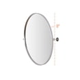 thumbnail image 5 of Elegant Decor Round pivot mirror 30 inch in silver, 5 of 9
