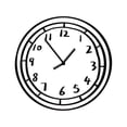thumbnail image 4 of Abbracc Wall Clock Art Clock Decorative Clock Acrylic Cartoon Clock for Home Dining Room 21cmx22cm, 4 of 9