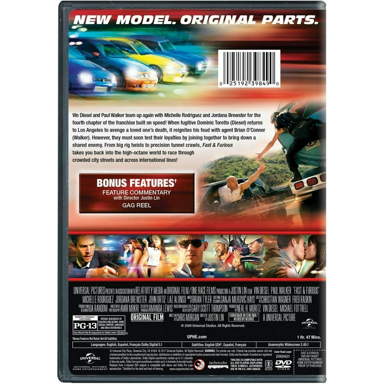 Fast & Furious (2009) [DVD] - Walmart.com