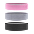 thumbnail image 1 of Black,Grey,pink Resistance Bands Loop Exercise Bands ,Workout Bands Hip Bands Wide Resistance Bands Hip Resistance Band for Legs and Butt,Activate Glu, 1 of 5