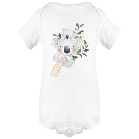 Cute Koala Bear Mother And Baby Bodysuit Infant -Image by Shutterstock, 24 Months