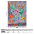 thumbnail image 4 of ARISTURING in The Dark Blanket Mushroom Blanket for Kids Adults Soft Flannel Throw Blankets Colorful Mushroom Blankets for Sofa Couch Living Room Bed Birthday Gifts, 4 of 6