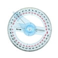 thumbnail image 7 of BMYJ 360 Degree Protractor, Swing Arm Protractor, Plastic Circle Protractor Ruler, Durable Measuring Tool Stationery for School Office, 7 of 7