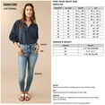 thumbnail image 5 of Signature by Levi Strauss & Co. Gold Label Women's Size Totally Shaping Pull-On Skinny Jeans (Standard and Plus) Plus Pull-on Jeans 30 inches Stormy Sky-waterless 28, 5 of 5