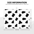 thumbnail image 3 of Dish Drying Mat, Black White Cow Print Absorbent Microfiber Kitchen Mat, Heat Resistant Drying Mat Kitchen Counter for Dishes, Utensils, Pots, Pans, Drainer Mats 18x24in, 3 of 7