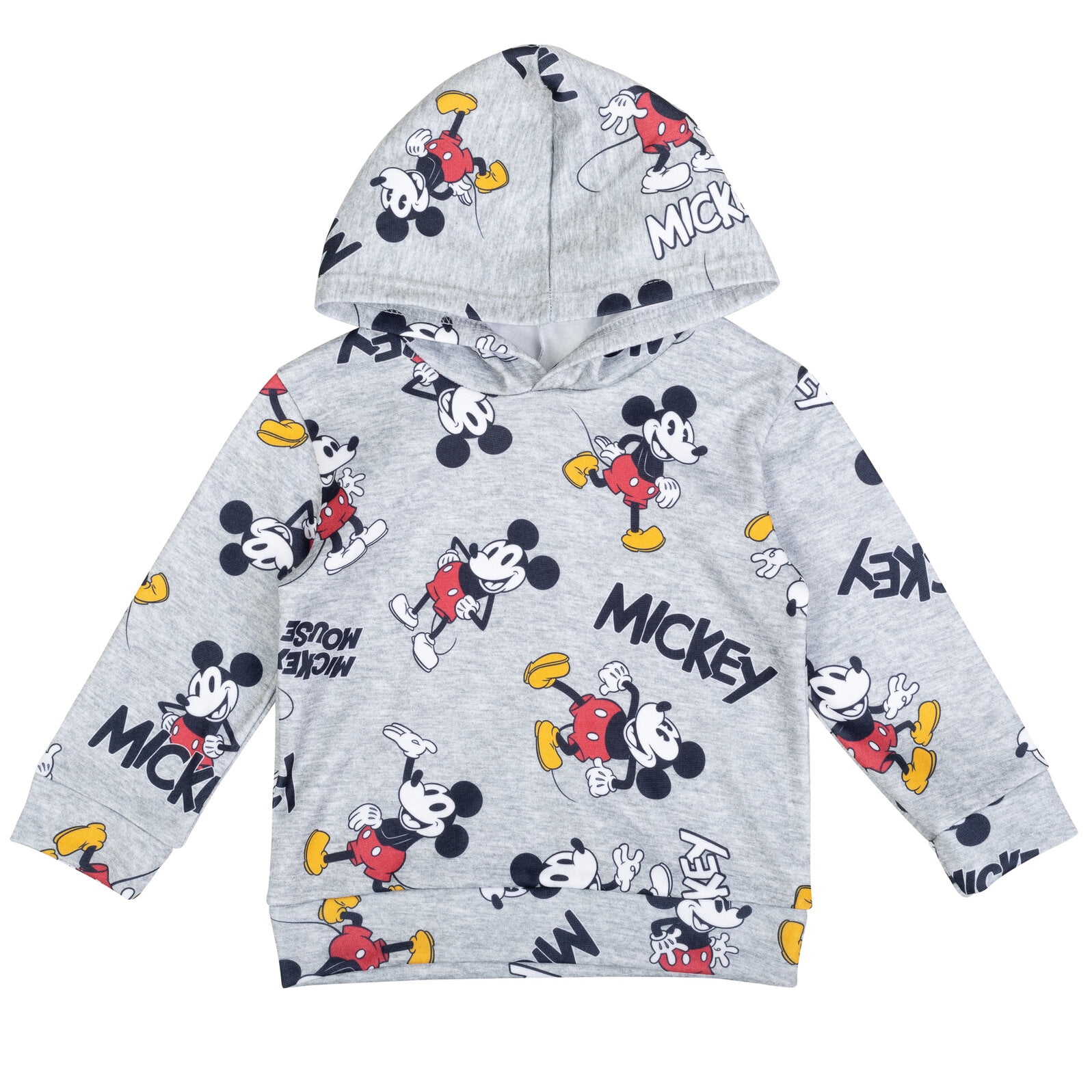 Disney Mickey Mouse Infant Baby Boys Fleece Pullover Hoodie and Pants Outfit Set Infant to Little Kid