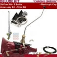 thumbnail image 1 of American Shifter 432379 C4 Shifter Kit Chrome 23 in. Swan E Brake Cable Clevis Trim Kit for DDCE7, 1 of 1