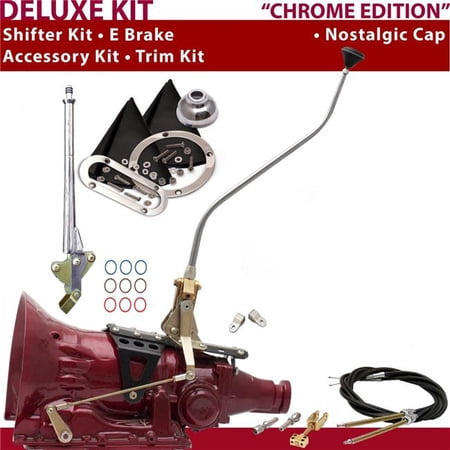 American Shifter TH350 Shifter Kit 23 in. Swan E Brake Cable Clevis Trim Kit for D2FA3