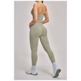 thumbnail image 5 of PISONIC 2 Piece Workout Sets for Women Cross Back V Neck Tank Top Matching High Waist Leggings Gym Sets, 5 of 5