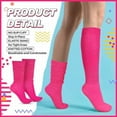 thumbnail image 2 of Slouch Socks 80s Neon Knee High Socks for Womens/Girls(Sock Height 13.78-14.96in), 2 of 5
