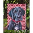 thumbnail image 3 of Black Great Dane Puppy Hearts Love and Valentines Day Garden Flag, 3 of 5