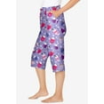 thumbnail image 3 of Dreams & Co. Plus Size Knit Sleep Capri, 3 of 4
