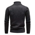 thumbnail image 5 of RYDCOT Men's Turtleneck Sweater Long Sleeve Cable Knit Sweater Casual Fall Winter Warm Twisted Pullover Sweaters Black, 5 of 6