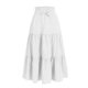 thumbnail image 5 of Falda de verano para niños, color sólido, relajada, deportiva, cintura elástica, nudo, falda completa, vestido midi para niños, falda de poliéster para niños, 5 of 8