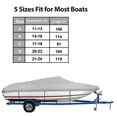 thumbnail image 2 of Active Mind Ltd Classic Accessories Heavy-Duty Boat Cover 13-24FT | All-Weather Protection, Boat accessories, Sun-Proof Fade-Resistant, 2 of 7
