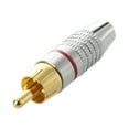 thumbnail image 1 of Adapter Audio Coaxial Cable Connector RCA Plug Seamless 30 Pcs, 1 of 3
