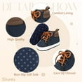 thumbnail image 4 of Bonario Baby Boys Girls Shoes Infant High Tops Ankle Sneakers Soft Anti-Slip Sole for First Walkers 3-18 Months, 4 of 7